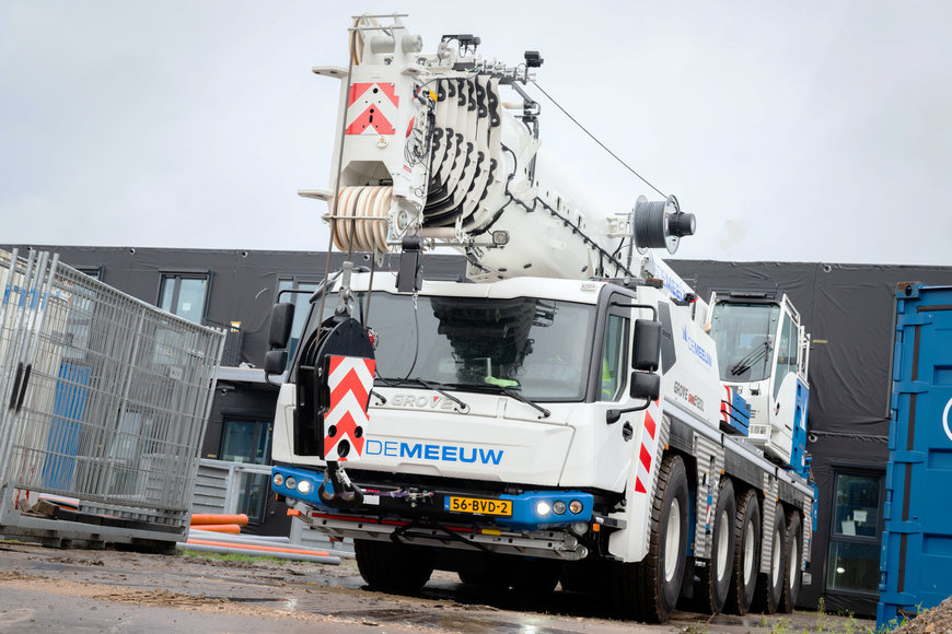 Dutch prefab specialist buys first Grove crane and immediately sets it to work